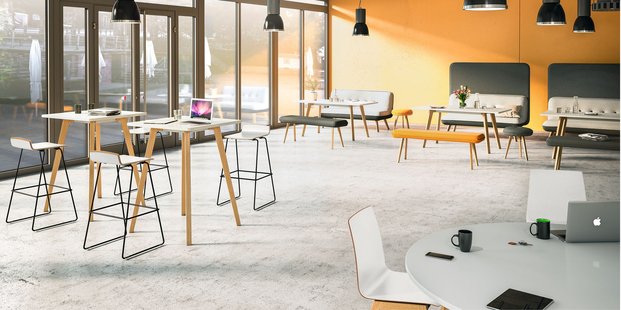 Workcafe Workcafé. Office Meier | Büroeinrichtung, Medientechnik & Bürobedarf